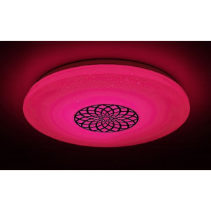 Plafoniera Ophelia LED 24W metal/acril crom/alb Rabalux