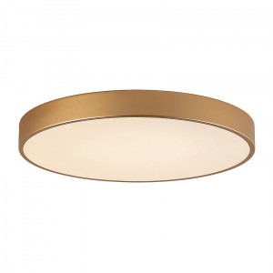 Plafoniera Orbital LED 60W 3600 lumeni 4000K metal/acril auriu sablat Italux