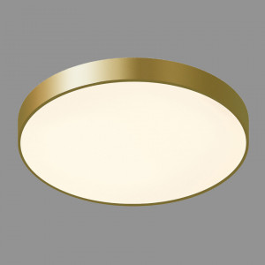 Plafoniera Orbital LED 60W 3600 lumeni metal/acril auriu sablat Italux