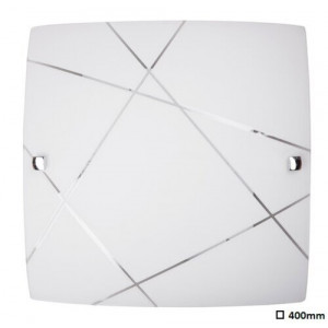 Plafoniera Phaedra 2xE27 metal/sticla alb Rabalux RBL3699