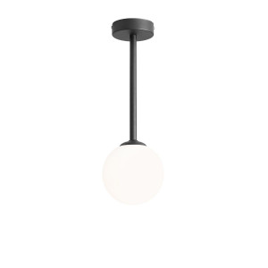 Plafoniera Pinne S 1xE14 metal/sticla negru Aldex