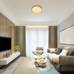 Plafoniera Tesia LED 60W metal/acril auriu/alb Rabalux