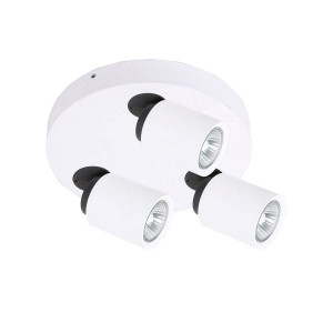 Spot aplicat Lucien 3xGU10 metal alb Italux