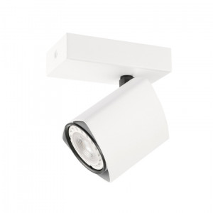 Spot aplicat Merusa 1xGU10 metal alb/negru Italux