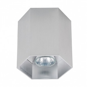 Spot aplicat Polygon Cl1L 1xGU10 metal argintiu Zuma Line