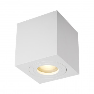Spot aplicat Quardip Sl 1xGU10 metal/sticla alb Zuma Line