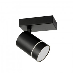 Spot aplicat Selma LED 5W 320 lumeni metal negru Italux