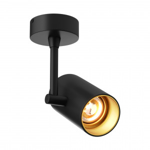Spot aplicat Tori Sl1 1xGU10 metal negru/auriu Zuma Line