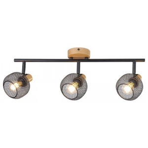 Spot bara Grendel 3xE14 metal fag/negru Rabalux
