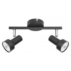 Spot bara Konrad 2xGU10 metal negru Rabalux