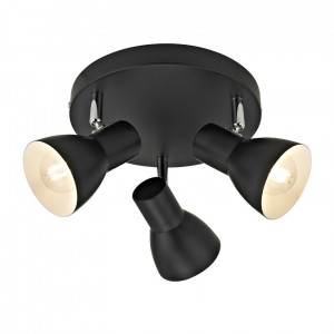 Spot bara Riado 3xE14 metal negru Italux