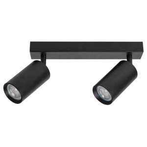 Spot bara Solo 2xGU10 metal/lemn negru Rabalux