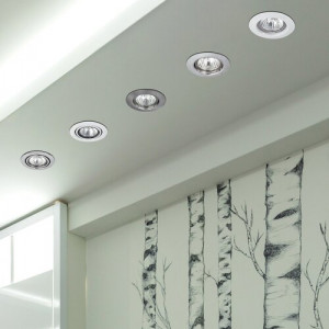 Spot incastrat Spot relight 1xGU5.3 metal/hartie alb Rabalux