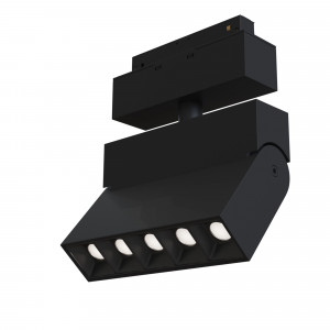 Spot magnetic sina Points Rot LED metal negru TR015-2-10W4K-B