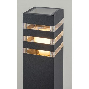 Stalp exterior Ankara 1xE27 metal/acril antracit Rabalux