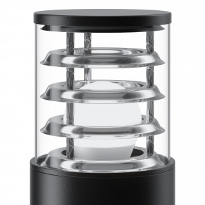 Stalp exterior Bronx 1xE27 metal negru Maytoni