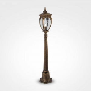 Stalp exterior Fleur 1xE27 H 1130 mm metal bronz Maytoni