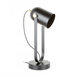 Veioza Aries 1xE27 metal negru/auriu Zuma Line