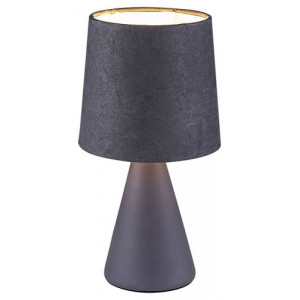 Veioza Nalani 1xE14 ceramica/textil gri Rabalux
