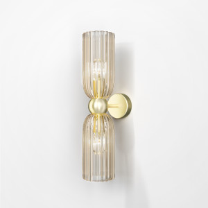 Aplica Antic 2xE14 metal/sticla auriu Maytoni