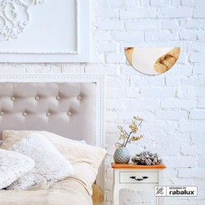 Aplica Art gold 1xE27 acril alb/auriu Rabalux