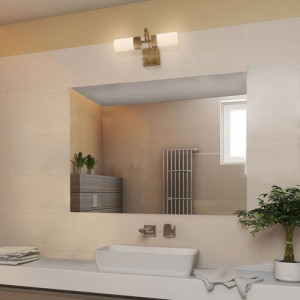 Aplica Betty LED 8W metal/sticla bronz/alb Rabalux
