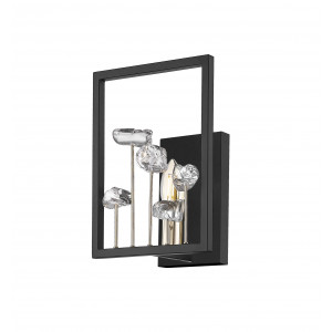Aplica Caroline 1xE14 metal/sticla negru/auriu Zuma Line