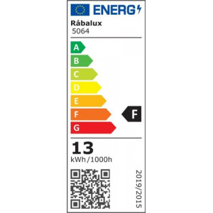 Aplica Evron LED 13.5W metal/acril crom/alb Rabalux