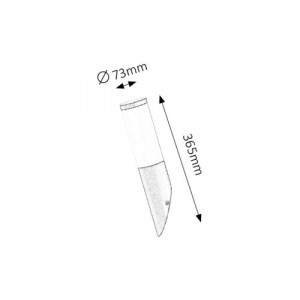 Aplica exterior Black torch 1xE27 metal/acril negru/alb Rabalux