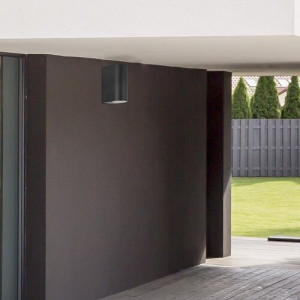Aplica exterior Chile 2xGU10 metal/sticla negru Rabalux