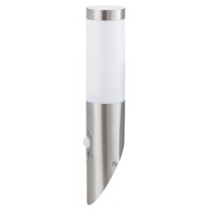 Aplica exterior Inox torch 1xE27 metal/acril nichel/alb Rabalux RBL8266