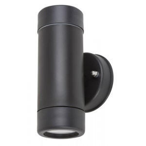 Aplica exterior Medina 1xGU10 acril negru/transparent Rabalux RBL8833