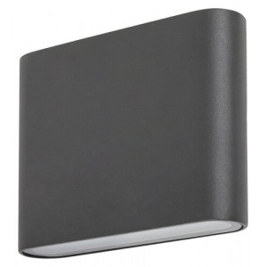 Aplica exterior Nesna LED 6W metal/sticla antracit/alb Rabalux