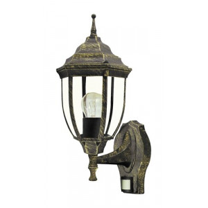 Aplica exterior Nizza 1xE27 metal/sticla auriu antichizat Rabalux