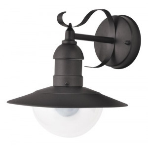 Aplica exterior Oslo 1xE27 metal/acril negru Rabalux