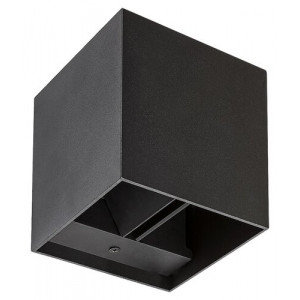 Aplica exterior Solin 1xG9 metal/acril negru Rabalux