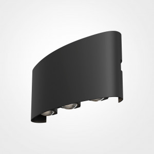 Aplica exterior Strato LED 6W 3000K metal negru Maytoni