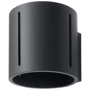 Aplica Inez 1xG9 metal negru cilindric