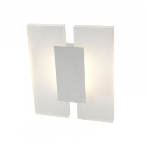 Aplica Jacob LED 6W 420 lumeni metal/acril alb sablat Italux