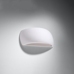 Aplica Pontius 1xG9 ceramica alb semicircular - Img 2