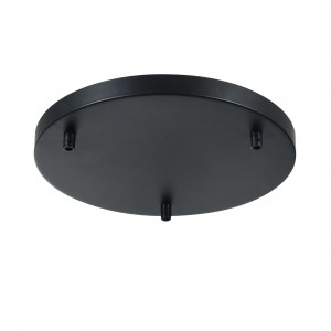 Baza Universal metal negru 3 fire rotund Maytoni