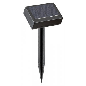 Lampa solara Skadar LED 2W acril negru/alb Rabalux