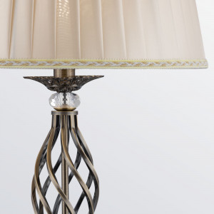 Lampadar Grace 1xE14 metal/textil alama/bej Maytoni