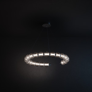 Lustra Amulet LED metal/sticla crom Maytoni
