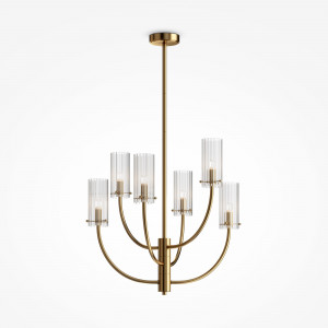 Lustra Arco 6xG9 metal/sticla alama Maytoni