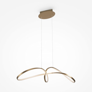 Lustra Curve LED metal auriu Maytoni