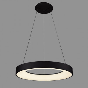 Lustra Giulia LED 40W 2200 lumeni 4000K metal/acril negru Italux