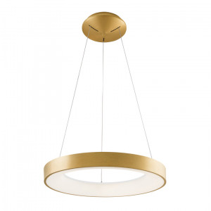 Lustra Giulia LED 40W 2200 lumeni metal/acril auriu Italux