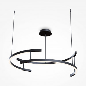 Lustra Line LED 52W 3000K metal negru Maytoni