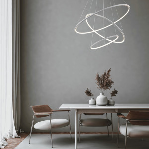 Lustra Nola LED 110W metal alb Maytoni